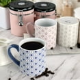 thumbnail image 2 of Mr. Coffee Bliss 4 Piece 20oz Can Shaped Stoneware Mug Set in Assorted Colors and Patterns, 2 of 2