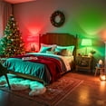 thumbnail image 4 of YANSUN Christmas Red and Green Light Bulbs, 2 Pack LED A19 E26 9W Christmas Light Bulbs, Party Holiday Lighting, Indoor Outdoor Christmas Decoration, 4 of 7