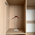 thumbnail image 2 of Mobutofu 1Set Silver Standing Clothing Display Rack Retro Design Clothes Storage Rack For Men Home Use, 2 of 8