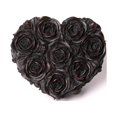 thumbnail image 2 of The Vault Shades of Alchemy Resin Rose Heart Box Black, 2 of 3