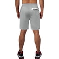 thumbnail image 5 of SAYFUT Mens Workout Running Shorts 7 Inch Quick Dry Lightweight Breathable Sports Gym Shorts with Zip Pockets, Gray/Khaki/Red/Black Size XS-XL, 5 of 8