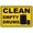 Warning Sign 6, variant on Clean Empty Drums Aluminum Tin Warning Sign 8"x12" - For Home Outdoor Garden, Empty Drum Clean Sign
