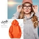 thumbnail image 5 of Sudadera con capucha Sudadera con capucha unisex de algodón Sudadera con capucha que absorbe el sudor Sudadera con capucha, Naranja, M Methold AP000776-23, 5 of 7
