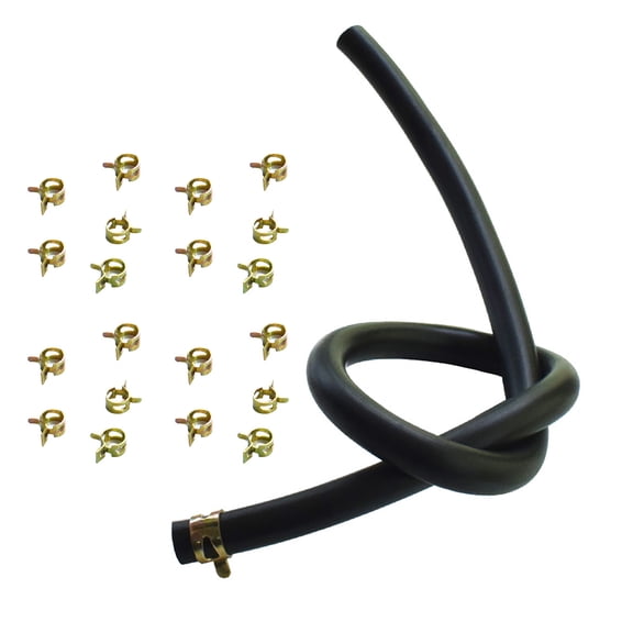 Heavy Duty Fuels Hose 7mm Inner Diameter Comes with 10 Hose Clip Petrol Hose set for Gasolines Applications