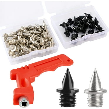 100PCS 1/4 Inch Spikes for Track Shoes,Replacement Spikes for Field Sprinting Sports Short Running,Hiking,High Jumping,Cross Country