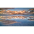 thumbnail image 2 of Ruoppolo, Luigi 14x10 White Modern Wood Framed Museum Art Print Titled - The Golden Island, 2 of 4