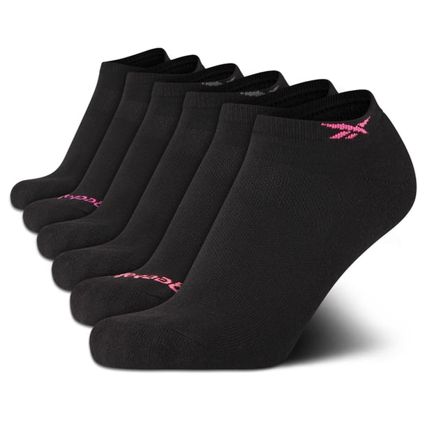 Calcetines deportivos acolchados de corte bajo para mujer Reebok, paquete de 6