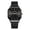 Black shell rose gold needle, variant on Simple men's watch, business casual square quartz watch, silicone strap, waterproof, new business men's wristwatch
