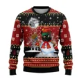 thumbnail image 2 of Suéteres navideños de muñeco de nieve de otoño 2024 nuevos para mujer, ropa, linda sudadera de cuello redondo con muñeco de nieve, suéter de dibujos animados para niños, camisetas unisex, 2 of 5