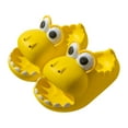thumbnail image 4 of Povozer Toddler Slippers Non-Slip Open Toe Super Soft Comfy Sole Slippers(Yellow,1), 4 of 4