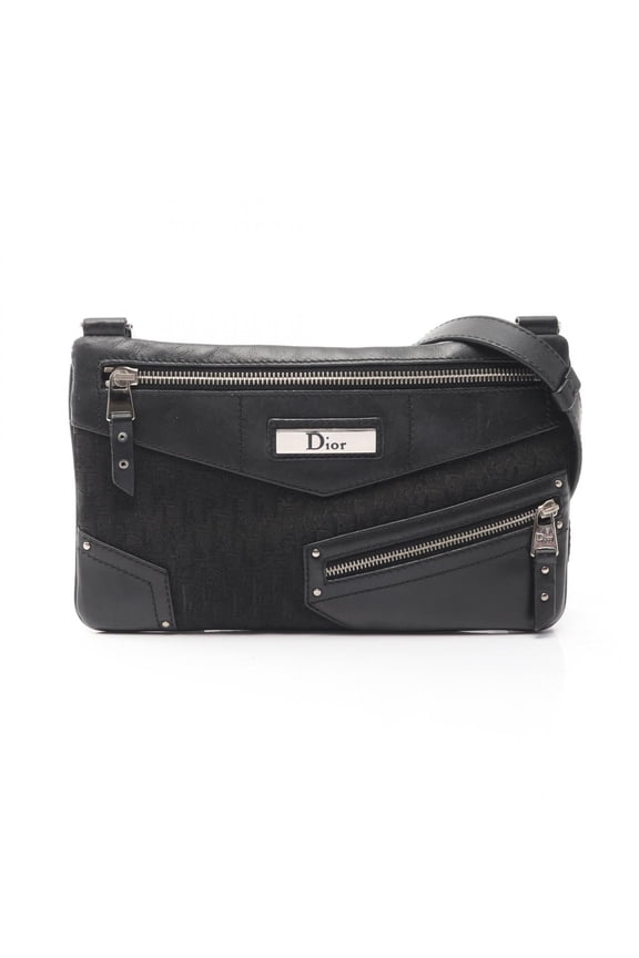 Pre-Owned Christian Dior Dior Street Chic Trotter Shoulder Bag Handbag Canvas Leather Women's...