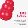 thumbnail image 3 of Paquete combinado KONG Classic y Wild Knots Bear, juguetes para perros únicos y divertidos para horas de juego, juguete clásico que se puede rellenar con golosinas para perros, para perros pequeños, 3 of 8
