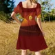 thumbnail image 5 of Vestido sin mangas TATOOINE SUNSET vestidos de cóctel Vestido mujer vestidos de verano vestido de mujer, 5 of 7