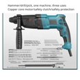 thumbnail image 5 of Industrial Grade Three Speed High-power Handheld Drill, Concrete Steel Wood Lightweight Impact Hammer Drilling Rig, 5 of 5