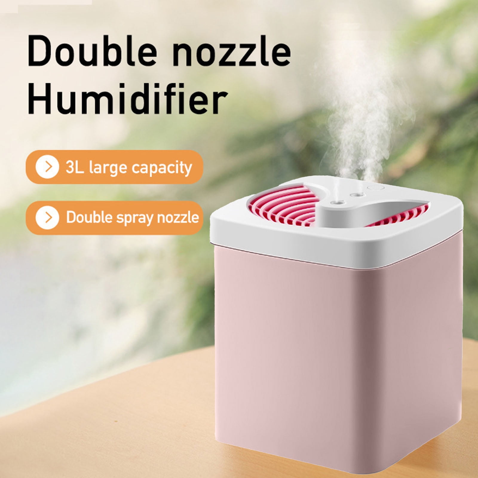 BOBOMOTI Humidifiers for Home Cool Mist Top-Fill Ultra-Quiet Humidistat for Baby Nursery Plants Essential Oil Diffuser Clearance