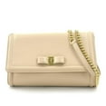 thumbnail image 1 of Pre-Owned Salvatore Ferragamo Shoulder Bag Vara Ribbon Leather Beige Women's 55920g (Good), 1 of 5