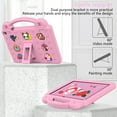 thumbnail image 3 of Allytech Onn 10.1" Gen 3 Case 2022 Model 100071485, Kids Friendly Soft EVA Foam Heavy Duty Protection Stand Handle Cute Design Case Cover for Walmart Onn 10.1" 100071485 -Pink, 3 of 6