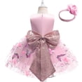 thumbnail image 4 of Hicidod Tutu Dress for Girls Tulle Princess Prom Dresses for Toddler Kids Little Girl Cute Fancy Birthday Party Ball Gown, 4 of 6