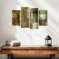 thumbnail image 2 of Elephant Stock Abstract Geometric Wall Art - Horizontal Multi Panel Canvas - Living Room Wall Decor - Abstract Multi Panel - Gray And Brown Decor - 24" x 14", 2 of 4