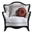 thumbnail image 1 of ACME Chaise Nurmive avec 2 Oreillers en Tissu Beige, 1 of 4