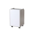 thumbnail image 3 of Glass Glow Pedicure Trolley Light Wood Cart for Nail Salon Furniture & Equipment, 3 of 7