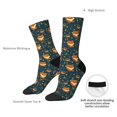 thumbnail image 4 of Vsdgher Cute plant fox Crew Socks for Men & Women, Breathable Casual Athletic Ankle Socks, 4 of 6