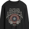thumbnail image 3 of Marvel Captain America - Band Tee Style - Men's Long Sleeve Graphic Tee, 3 of 5