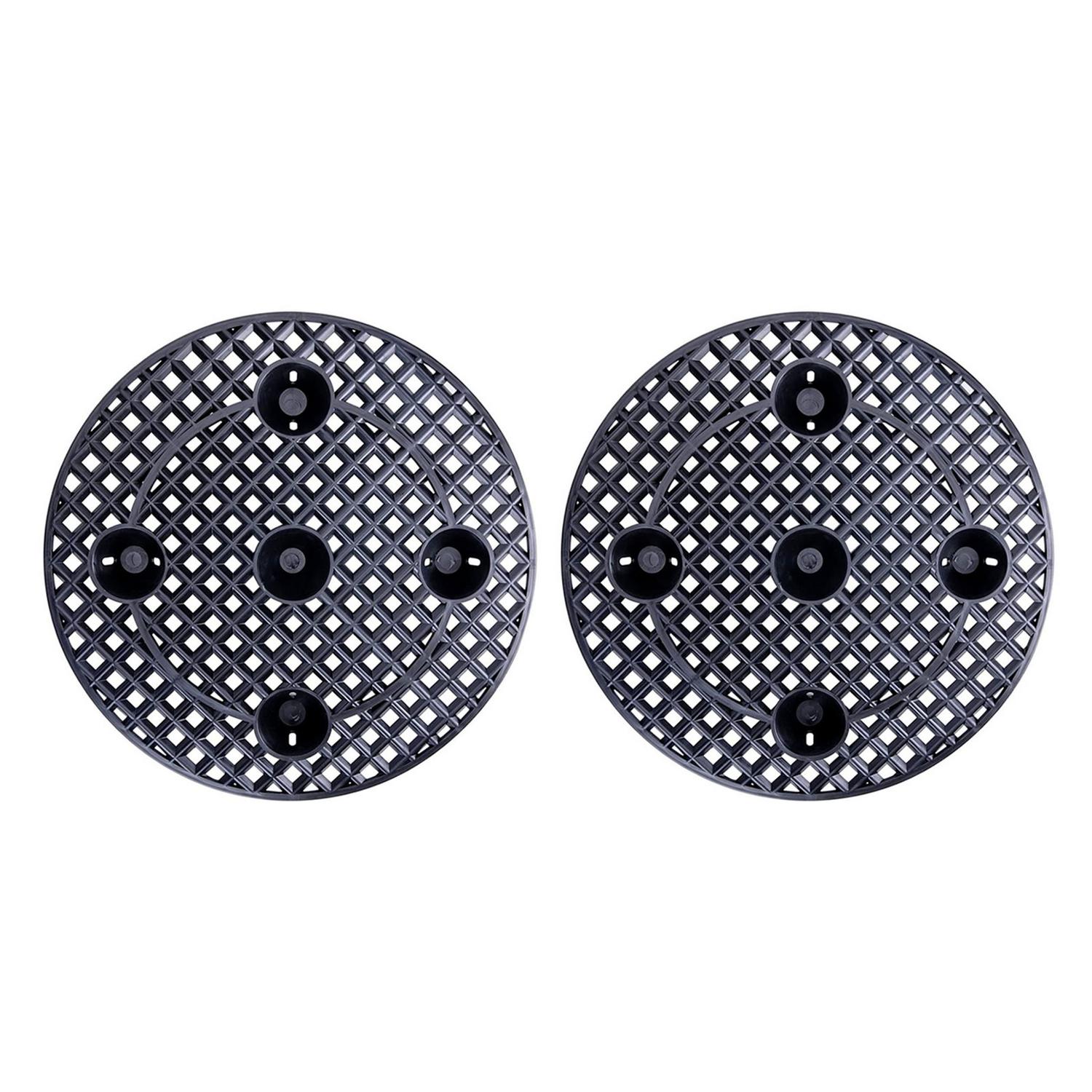 Famure Plant Riser2Pcs Plant Pot Elevator 11.8Inch Heavy Duty Plant