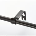 thumbnail image 5 of Lumi 5/8" Single Curtain Rod Set Oil Rubbed Bronze- Square finials 28"-48" - Brown, 5 of 5