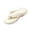 White, variant on Women's Orthopedic Recovery Flip Flops, Arch Support Pillow Soft Slides, Non-Slip Thick Cushioned Summer Beach Sandals with Shock Absorbing Sole Black