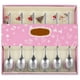 thumbnail image 4 of Hemoton - 6 cucharas navideñas de acero inoxidable para café con colgante navideño, cuchara sopera y cuchara de té para decoración navideña, 4 of 8