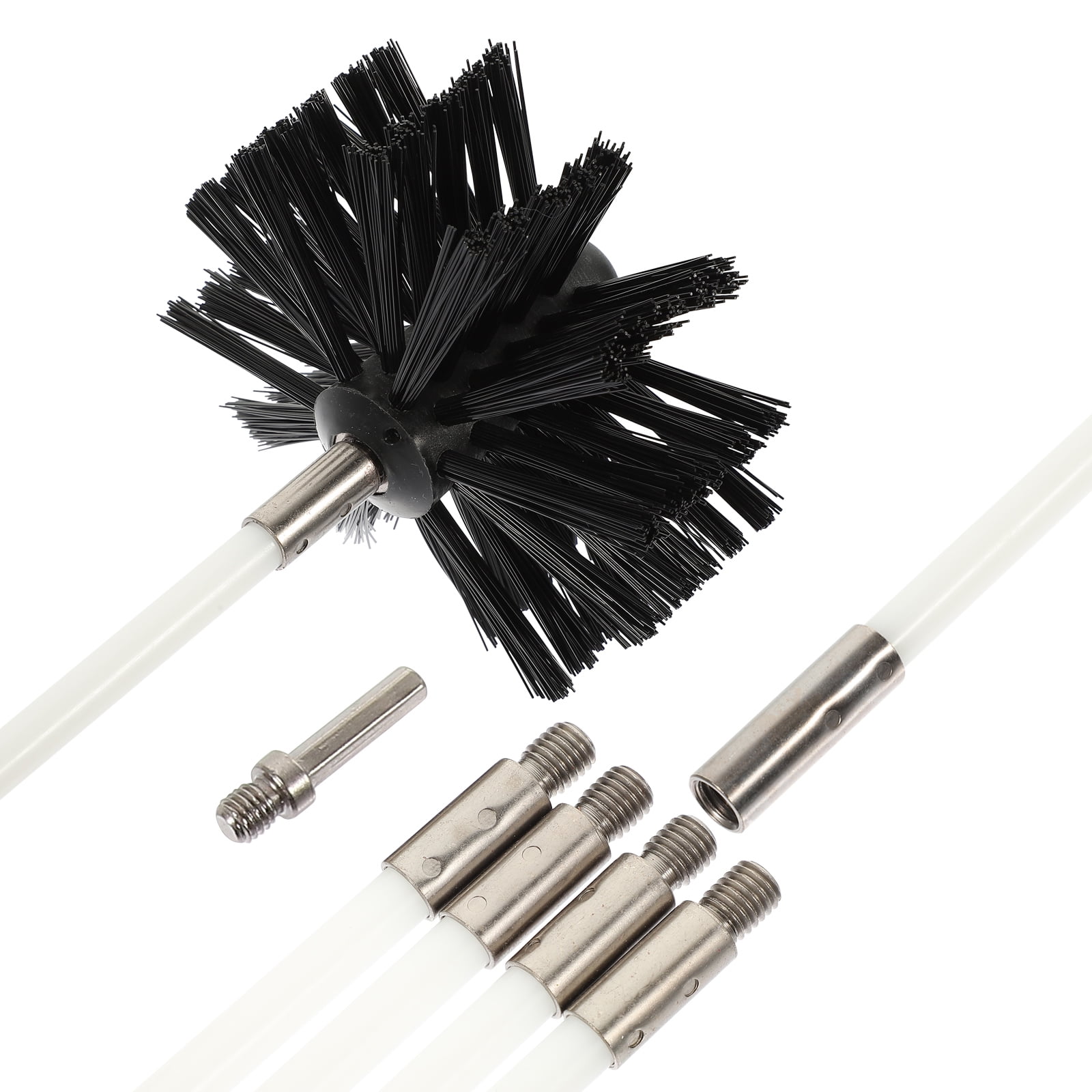 Hemoton 1 Set of Chimney Cleaning Brushes Practical Dryer Vent Brushes