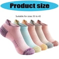 thumbnail image 5 of WINDLAND 5 Pairs Running Socks for Women Men Ankle Socks Breathable Sports Socks Trainer Socks Athletic Socks Short Socks, 5 of 11
