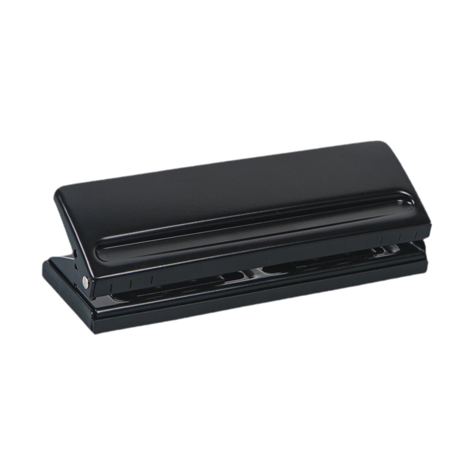 HOMYL 6 Hole Puncher Handheld Easy to Use Adjustable for Craft Paper Office Studio