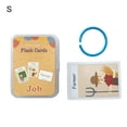 thumbnail image 1 of Flmtop 27Pcs/20Pcs/30Pcs Baby Flash Card Thickened Eye Protection Improve Logic Early Learning Flash Card Animal Number Alphabet Card Kit for Newborn, 1 of 10