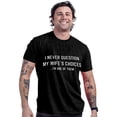 thumbnail image 2 of Funny Mens T-Shirts Sarcastic Saying Humor Joke T-Shirt Crewneck Short Sleeve Basic Tops for Husband Boyfriend, 2 of 4