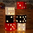 thumbnail image 5 of Favor Boxes Motipuns, dados grandes con luz, 6 unidades, casino party, 5 of 5