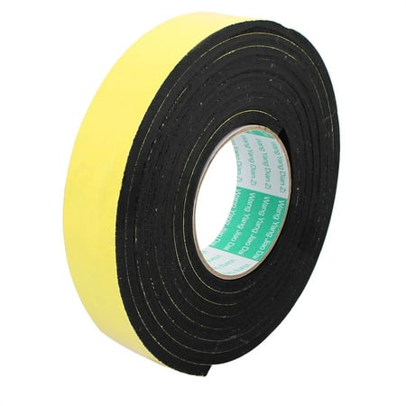 35mm Width Single Side Self Adhesive Shockproof Sponge Foam Tape 2 Meters Length