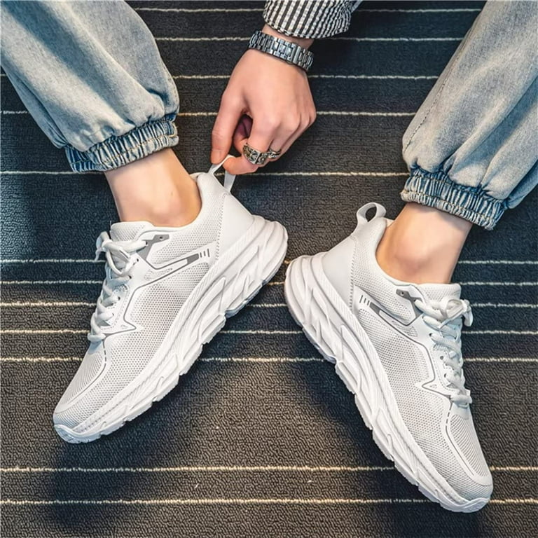 Men s Walking Shoes Work Road Running Athletic Tennis Shoes Sport Fashion Sneakers Slip On Casual Gym