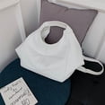 thumbnail image 4 of LHSHID Big White Womens Hobos Tote Bag Large Capacity Handbags Luxury Leather Shoulder Bag New Female Unique Shopper Messenger Bag Sac, 4 of 6
