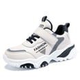 thumbnail image 4 of NIEWTR Toddler Shoes Youth Kids Cheerleading Shoes - Child Athletic Training Tennis Dance Sneakers Toddler Shoes Boys Boys Lightweight Athletic Sneakers(Black,1), 4 of 9