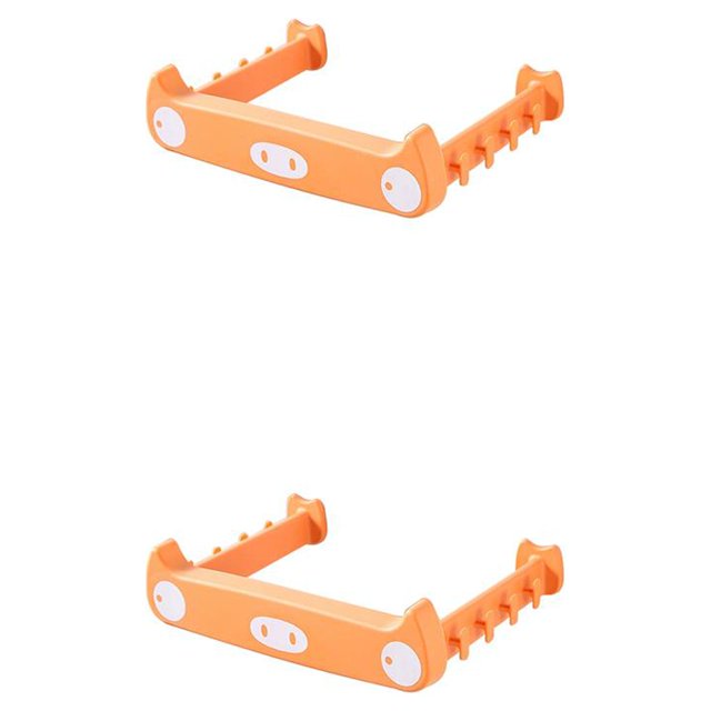 Soporte montado en la pared Injueey para bolsas de basura dibujos animados Naranja 2Conjunto