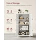 thumbnail image 4 of Gabinete de almacenamiento de piso para baño VASAGLE White UBBC552P31, 4 of 7