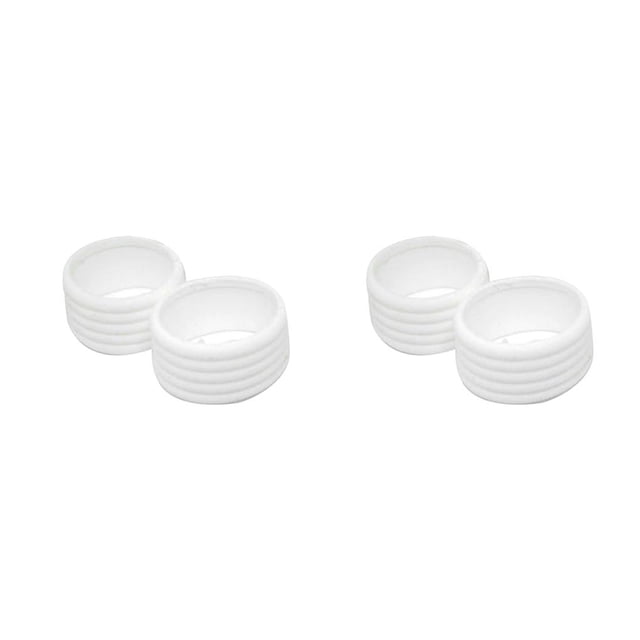 Greeniant Anillo de goma para empuñadura de raqueta, 2 piezas, para bate de bádminton, soporte de fijación, suministros protectores, Type4 NO4