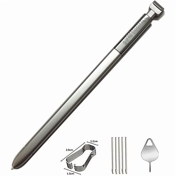 xzyuan Chromebook Plus V2 Stylus Pen Replacement for Samsung Chromebook Plus V2 XE520QAB-K01US XE520QAB-K02US XE520QAB-K03US XE525QBB XE521QAB Stylus Touch S Pen   TipsNibs (Silver)