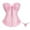 Pink |#11, variant on Corset Tops for Women, Pink Corset Satin Floral Boned Overbust Body Shaper Bustier Waist Push Up Shapewear Lingerie (S)