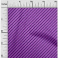 thumbnail image 2 of oneOone Silk Tabby Purple Fabric Stripes Sewing Material Print Fabric By The Yard 42 Inch Wide, 2 of 4
