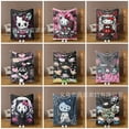 thumbnail image 2 of Kawaii Blanket Couch Bed Soft Cozy Hello KT Lightweight Flannel Throw Blankets, 2 of 2