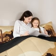 thumbnail image 5 of Feelyou Vintage Cowboy Cowgirl Full Size Comforter Sets, Rustic Horse Animal Bedding Comforter Set, Hippie Western Style Reversible Bedding Sets, Ultra Soft Bedroom Decor, 3-Piece, 5 of 8