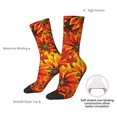 thumbnail image 2 of Yiaed Sunflower4 Print Great elasticity Crew Socks Sports socks for Men and Women, 2 of 5